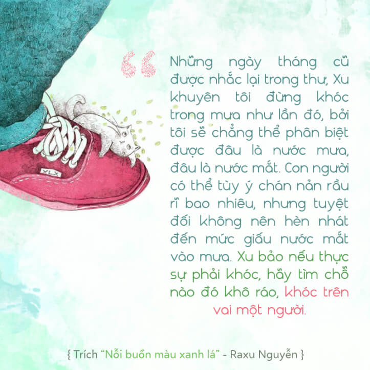 Review Sach Nỗi Buồn Mau Xanh La Ai Cũng Co Một Thời Như La để Xanh